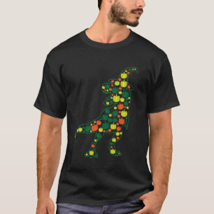 Halloween Rex Dinosaur Witch Hat And Pumpkin Spice T-Shirt