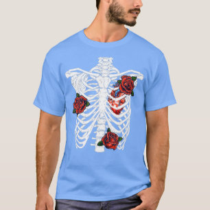 Halloween Rib Cage Skeleton Day Of The 2 T-Shirt