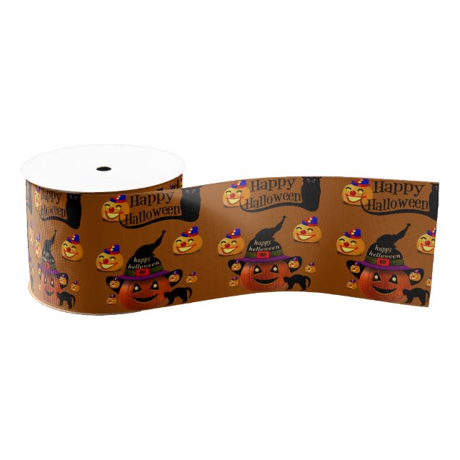 Halloween Ribbon Grosgrain Ribbon (Spool)