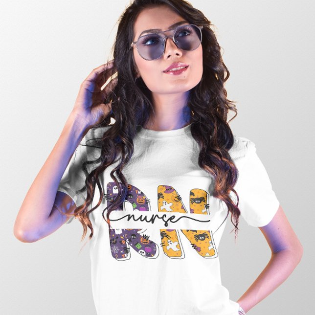 HALLOWEEN RN REGISTERED NURSE CREEPY T-Shirt (Creator Uploaded)