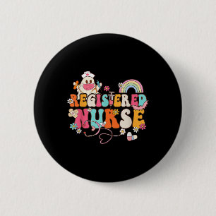 Halloween Rn Registered Nurse Cute Ghost Nurse Ste 6 Cm Round Badge