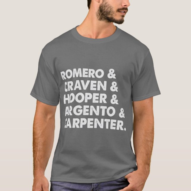 Halloween Romeo Craven Hooper Argento penter T-Shirt (Front)