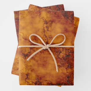 Halloween Rough Stone Wrapping Paper Sheet