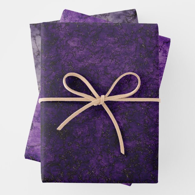 Halloween Rough Stone  Wrapping Paper Sheet (In situ)