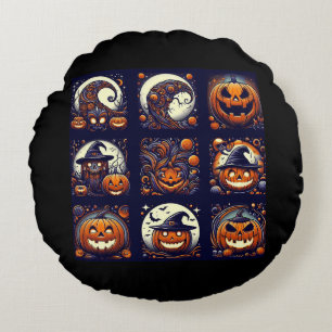 Halloween Round Cushion