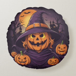 Halloween - round cushion