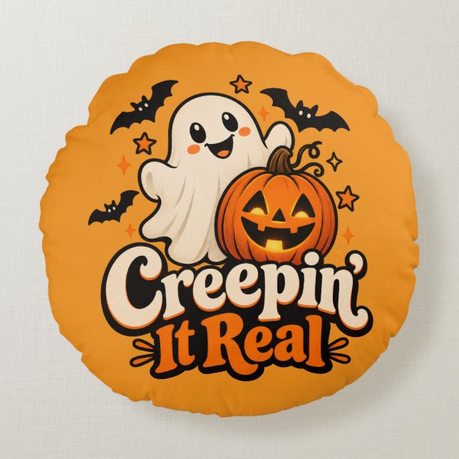 Halloween Round Cushion (Front)