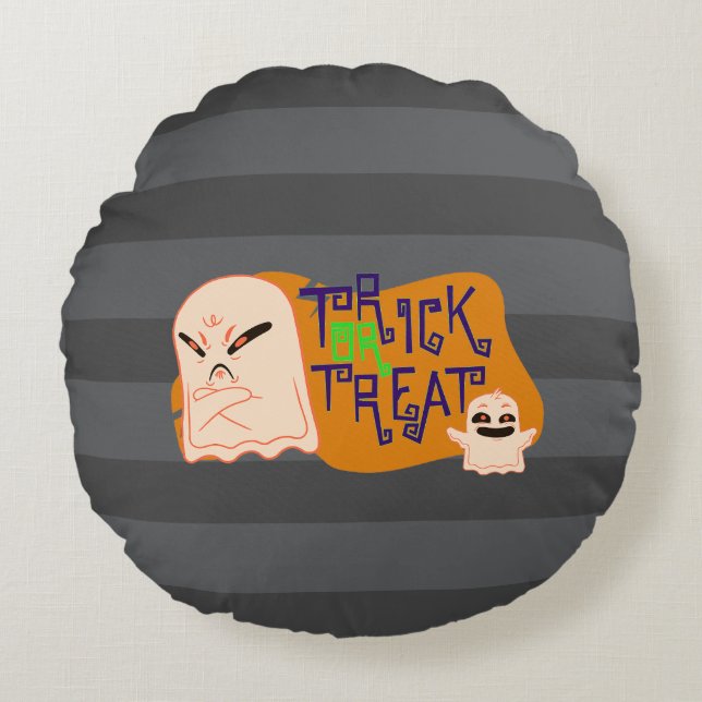 Halloween Round Pillow (Front)