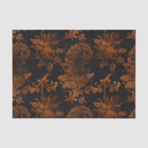 Halloween Royal Floral Damask Tissue Paper