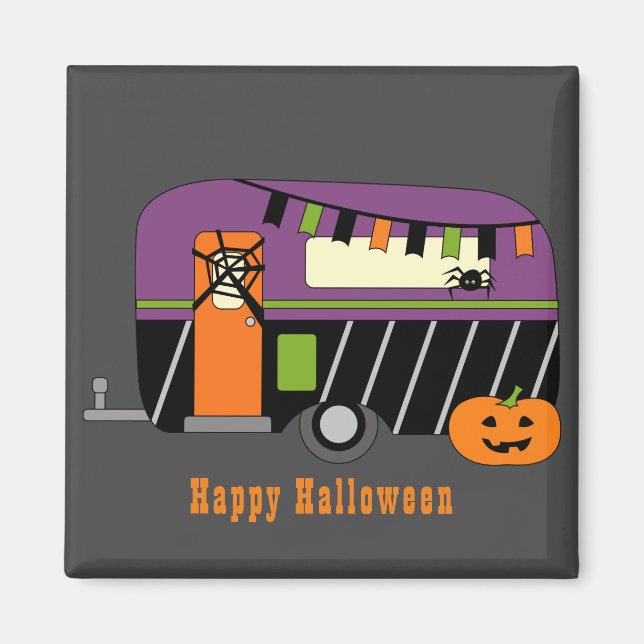 Halloween RV Camper   Magnet (Front)