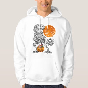 Halloween s for Boys Kids Dinosaur Skeleton T rex Hoodie