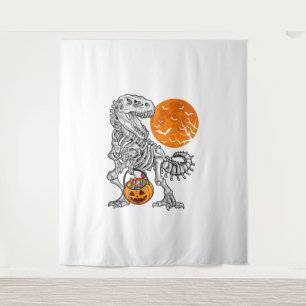 Halloween s for Boys Kids Dinosaur Skeleton T rex Tapestry