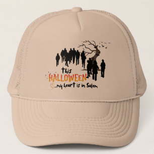 Halloween Salem My Heart Is In Trucker Hat