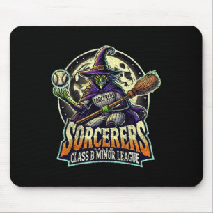 Halloween Salem Sorcerers Minor League Bysebyll Mouse Pad