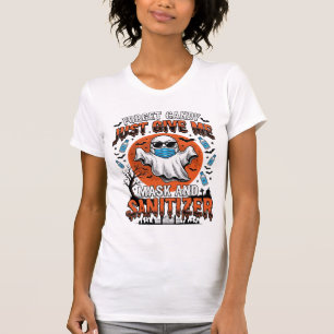 Halloween Sanitizer Funny Ghost Mask Candy_1 T-Shirt