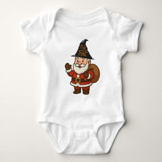 HALLOWEEN  SANTA CLAUS TRICK OR TREAT T-Shirt Baby Bodysuit