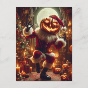 Halloween Santa Postcard