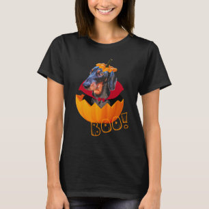 Halloween sausage dog pumpkin T-Shirt
