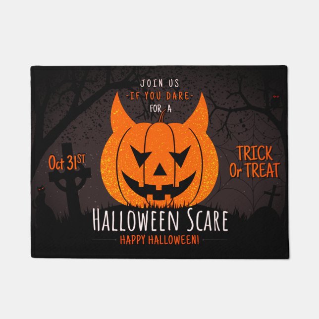 Halloween Scare Doormat (Front)