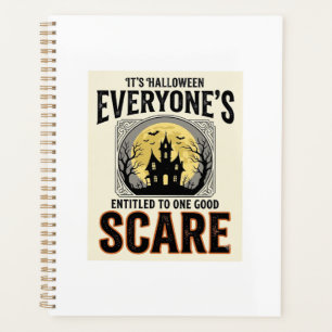 Halloween Scare Everyone Entitled Spooky Vintage_1 Planner