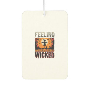 Halloween Scarecrow Feeling Wicked Vintage_1 Car Air Freshener