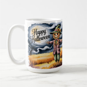 Halloween Scarecrow, Happy Halloween Scarecrow,  Coffee Mug