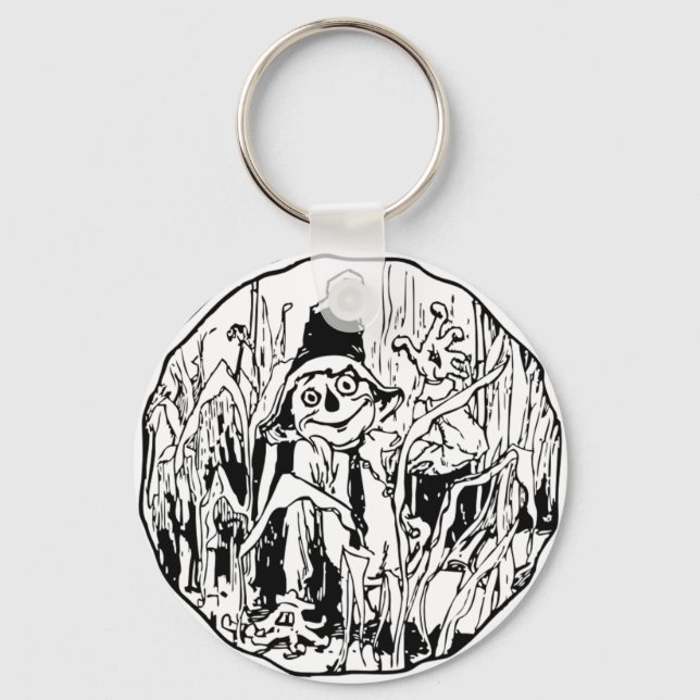 Halloween Scarecrow Keychain (Front)