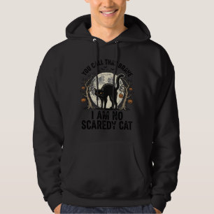 Halloween Scaredy Cat Vintage Engraving Shirt Desi