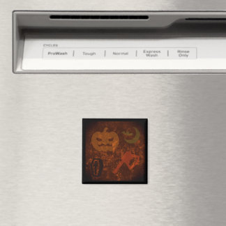 Halloween Scares on Eerie Background Magnet