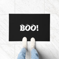 Halloween Scary Boo! eyeballs black white funny