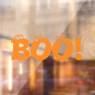 Halloween Scary Boo! orange eyeballs cute decor