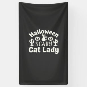 Halloween Scary Cat Lady_1 Banner