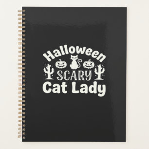 Halloween Scary Cat Lady_1 Planner
