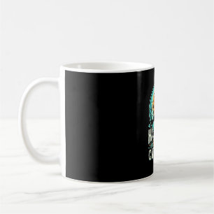 Halloween Scary Cat Lady Haunted House Design_1 Coffee Mug
