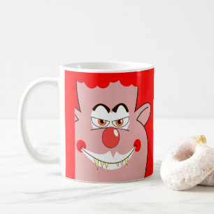 Halloween Scary Clown Personalised Coffee Mug, Cup