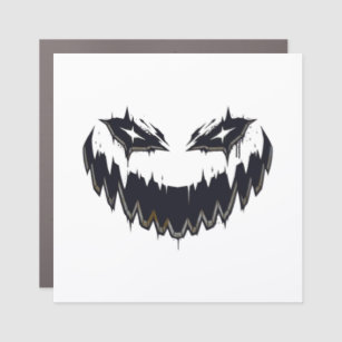 Halloween Scary Evil Pumpkin Funny Pumpkin Head Cl Car Magnet