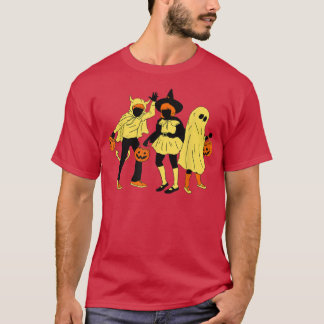 Halloween Scary Evil Pumpkin, Ghouls Squad Spooky  T-Shirt