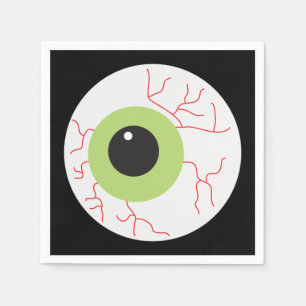 Halloween Scary Eyeball Napkin