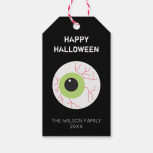 Halloween Scary Eyeball Party Gift Tags