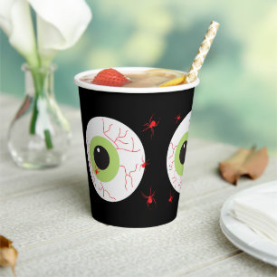 Halloween Scary Eyeball Party Paper Cups