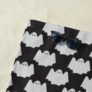 Halloween, Scary Ghost, Trick Or Treat, Boo Beach Towel