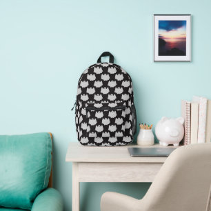 Halloween, Scary Ghost, Trick Or Treat, Boo Printed Backpack