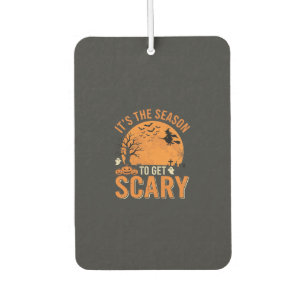 Halloween Scary Haunted Castle Vector Car Air Freshener