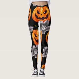Halloween scary leggings