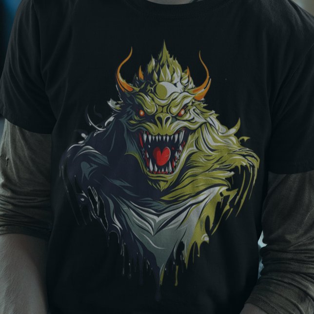 Halloween Scary Monster AI Art  T-Shirt (Creator Uploaded)