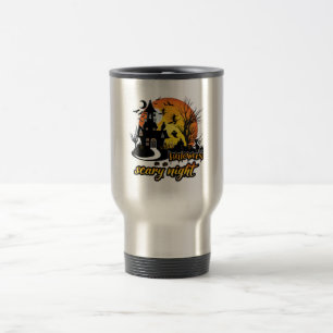 Halloween Scary Night Travel Mug