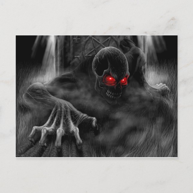Halloween Scary Postcard (Front)