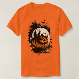 Halloween Scary Pumpkin Holiday T-Shirt