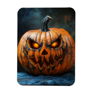 Halloween Scary Pumpkin Magnet