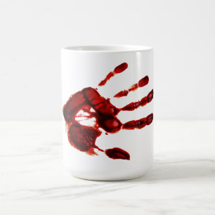 Halloween Scary Red Hand (Style No. 2) Coffee Mug